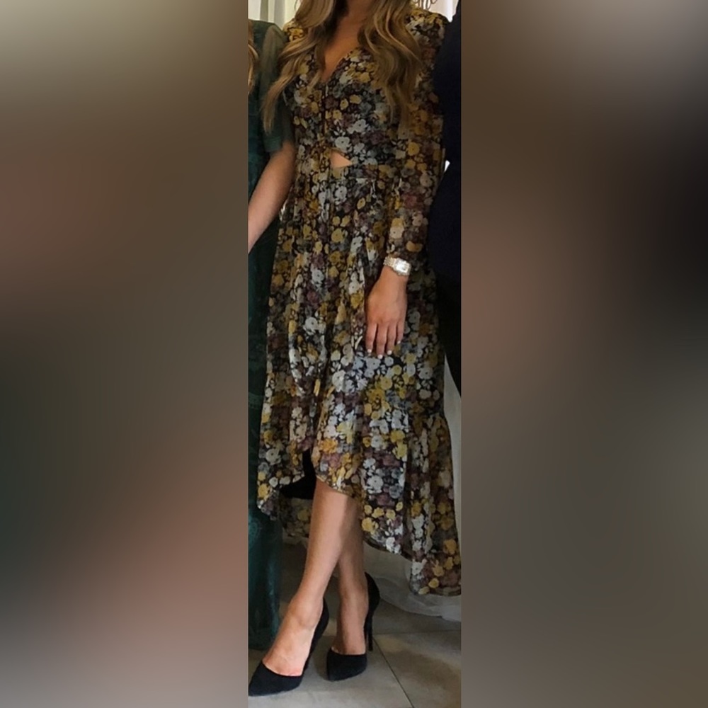 Abercrombie & Fitch High low midi floral dress S